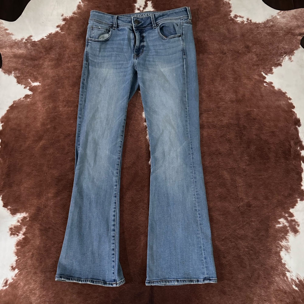 American Eagle Outfitters Light Blue Boot Cut Jeans